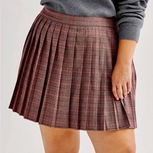 New SO Kohl’s Pleated Pull on Skort Skorts plus 1X